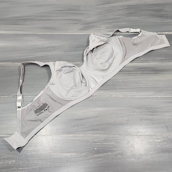 Playtex 4745 18 Hour Bra 38D Ultimate Lift and Support Wireless Bra Crystal Grey - Picture 5 of 11